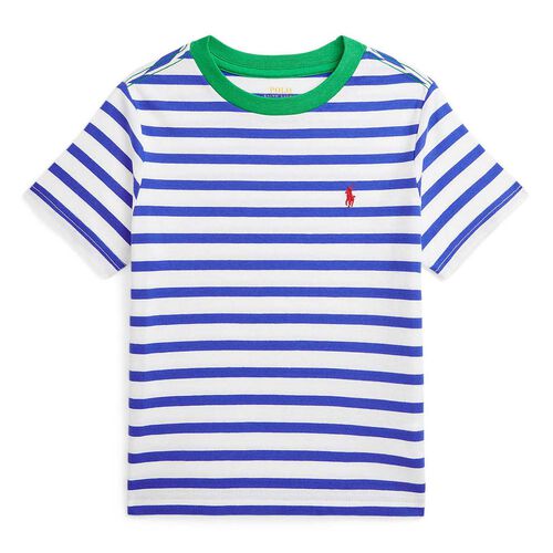 Polo Ralph Lauren Striped Cotton Jersey Ringer Tee
